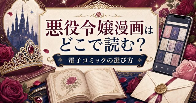 悪役令嬢漫画を読むならどこがいい？電子コミックサービスの選び方を解説
